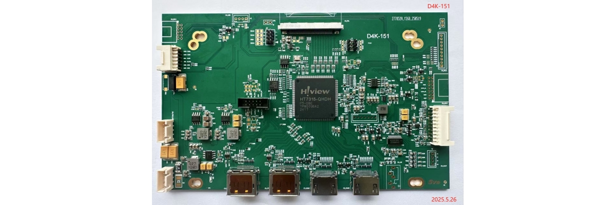 全国产4K LCD驱动板 D4K-151  支持PIP/PBP 支持无缝切换